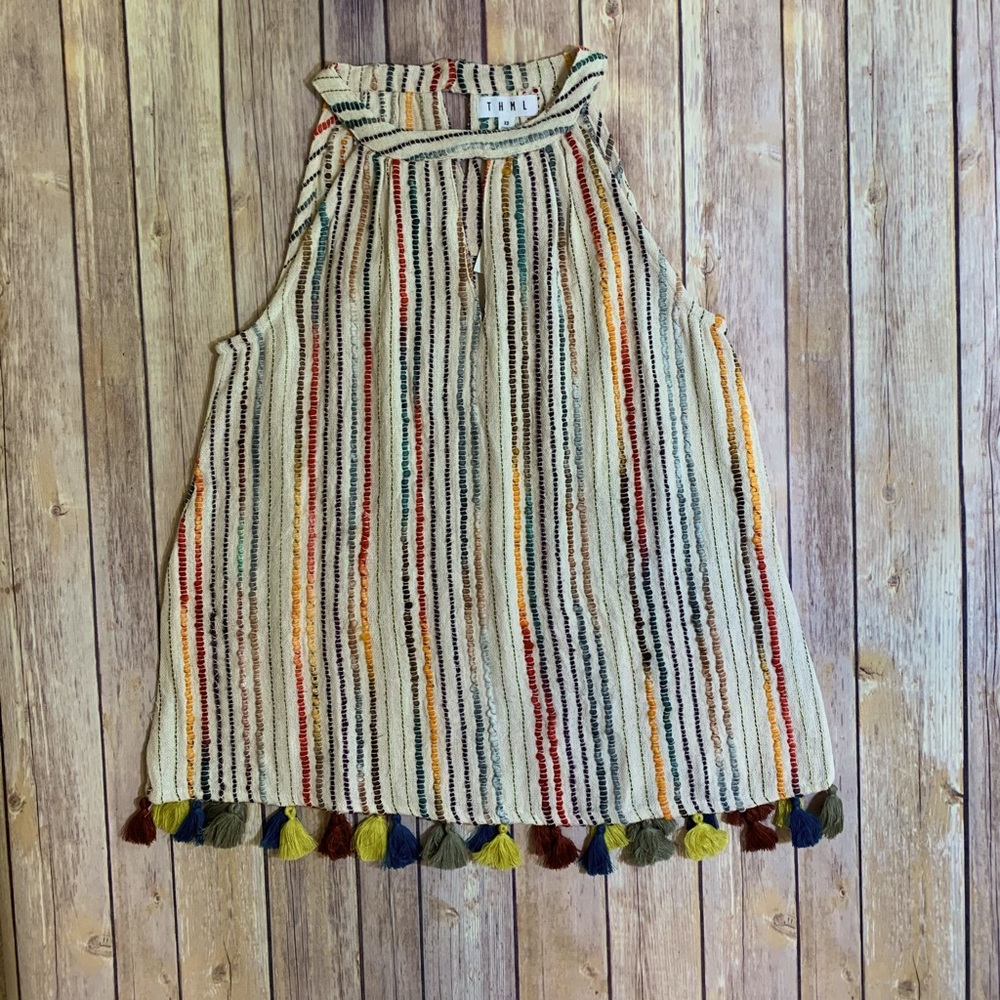 Rainbow Sleeveless Top THML